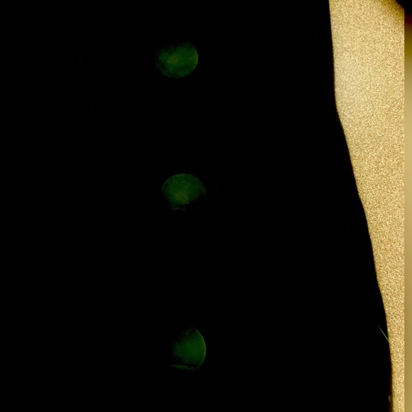 CABI Black Utility Top 3232 Snap Button Trim Stretch Ponte 3/4 Sleeve - Medium - Picture 8 of 9